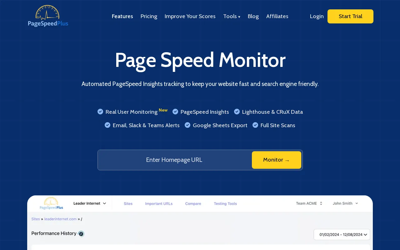 PageSpeedPlus — preview screenshot