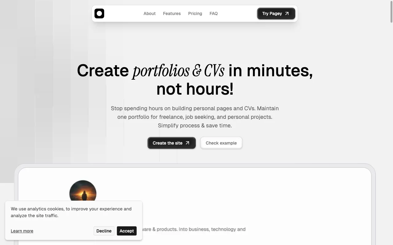 Pagey — preview screenshot