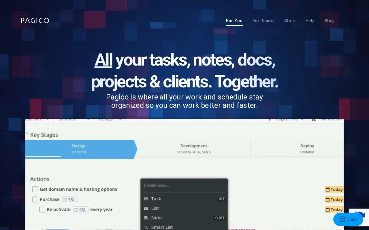 Pagico — preview screenshot