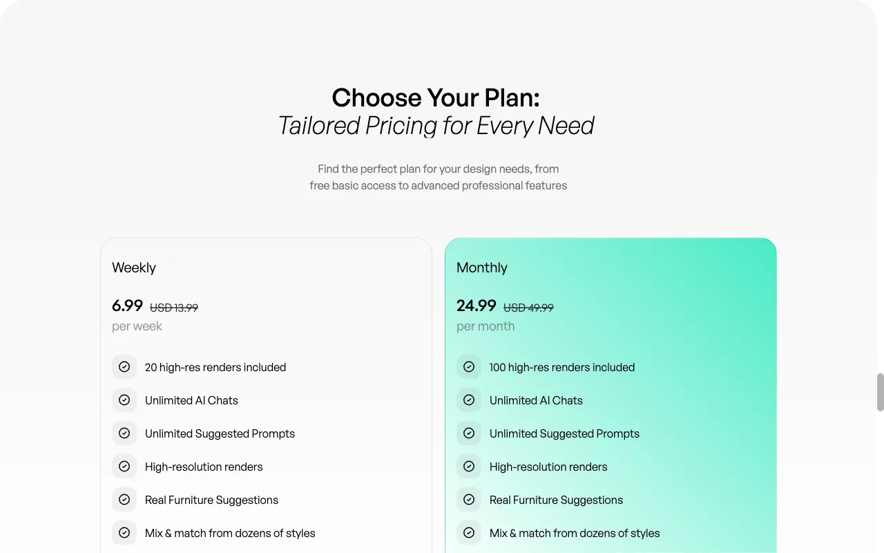 Paintit — pricing page