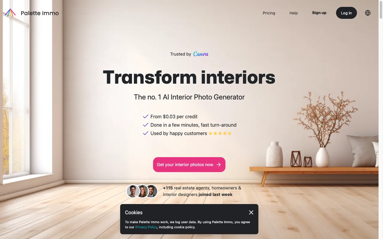Palette Immo — preview screenshot