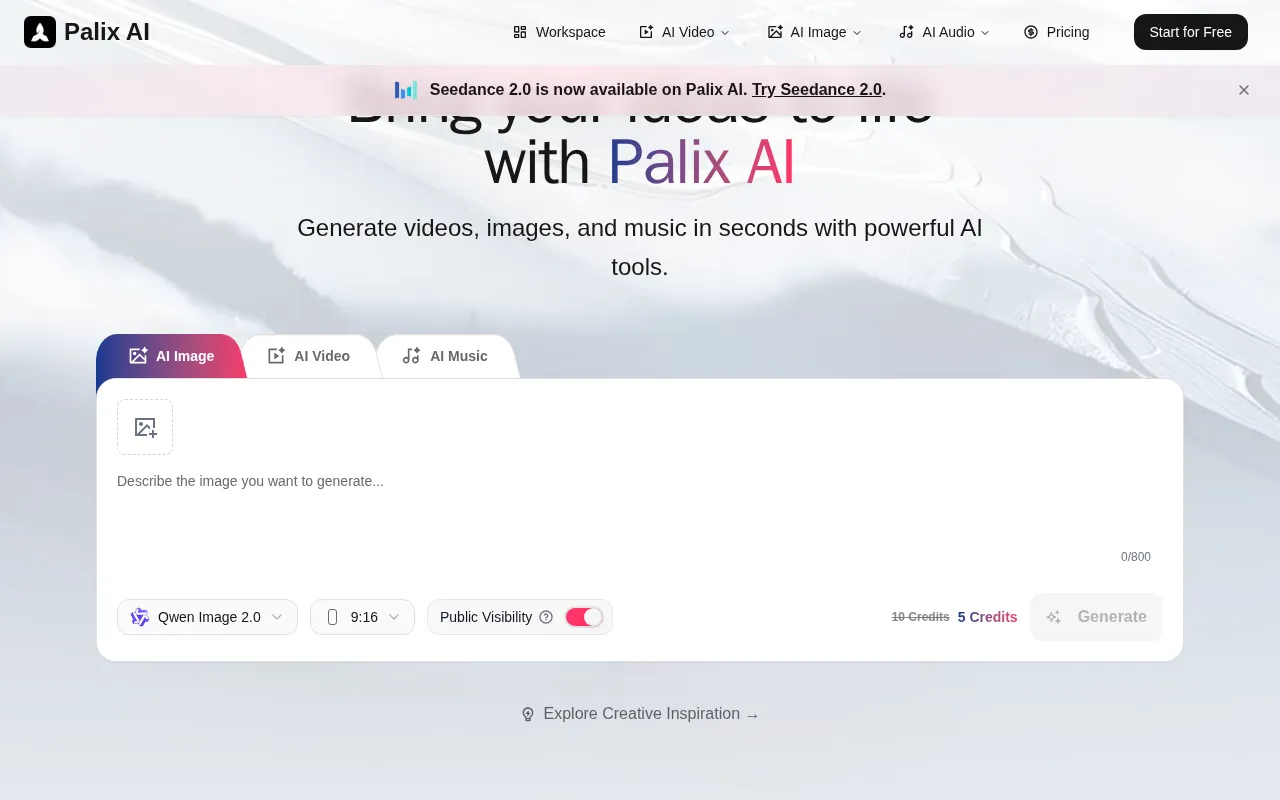 Palix AI — preview screenshot