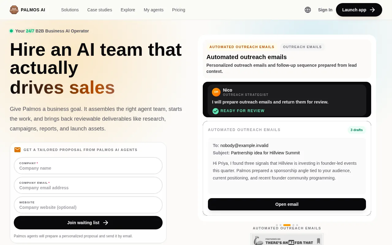 Palmos — preview screenshot