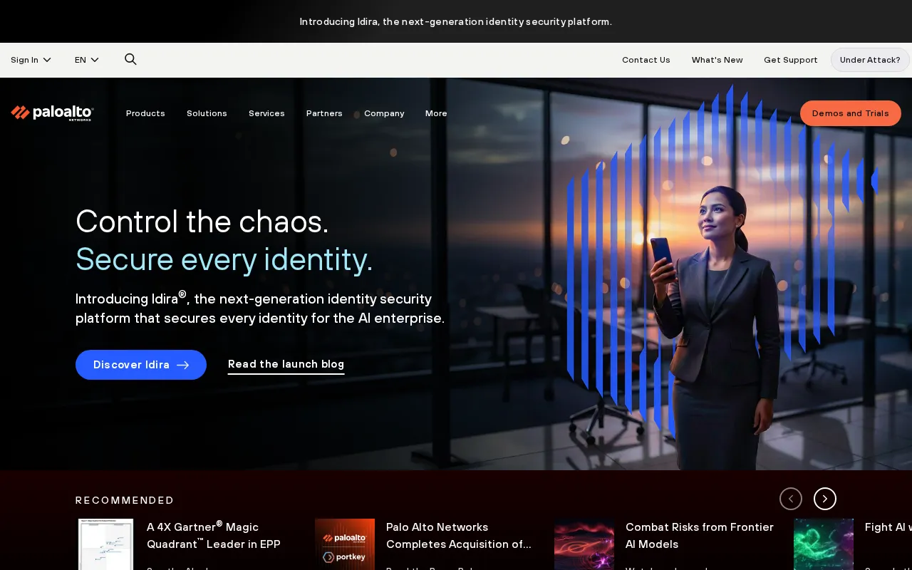 Palo Alto Networks — preview screenshot