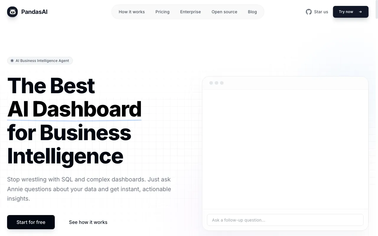 panda{·}etl (YC W24) — pricing page