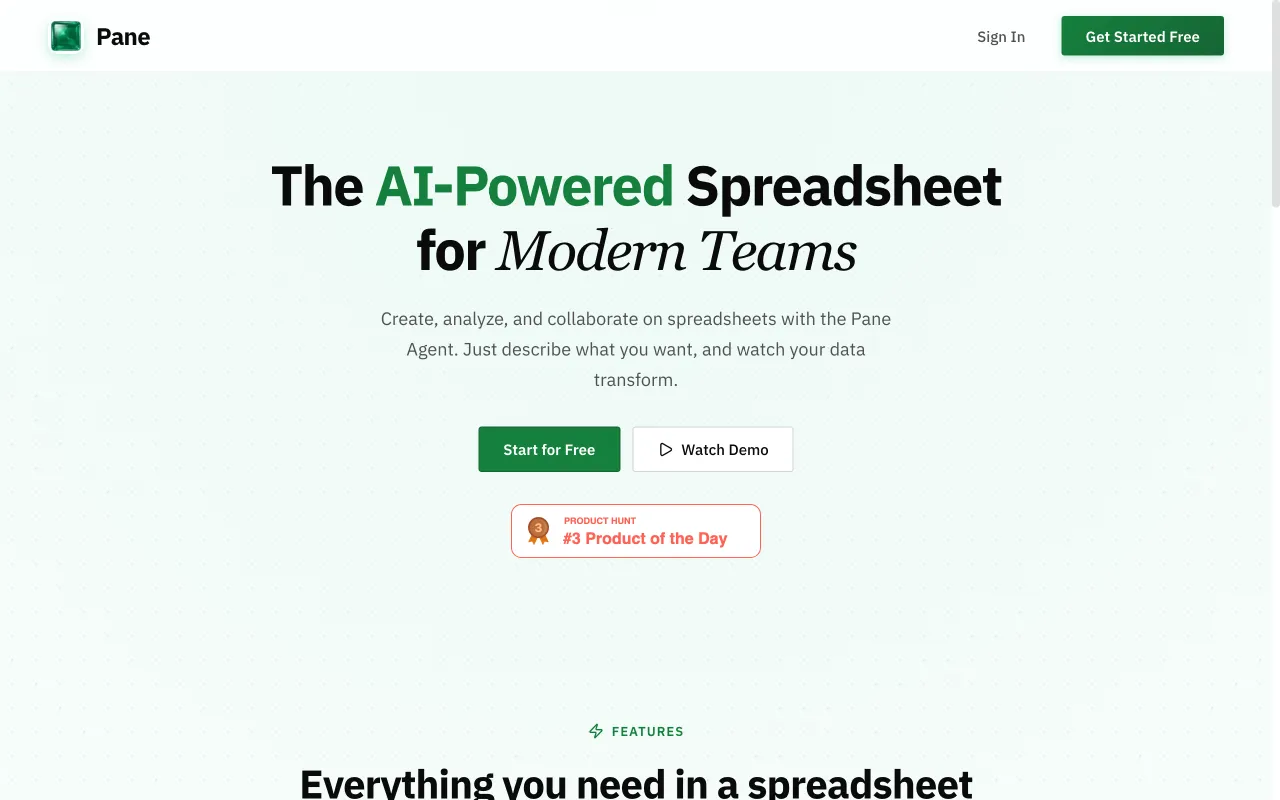 Pane — preview screenshot