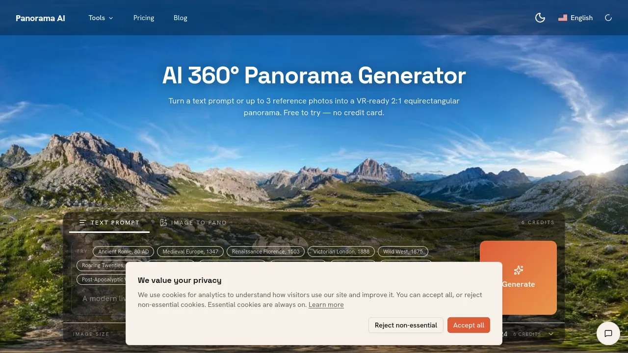Panorama AI — preview screenshot