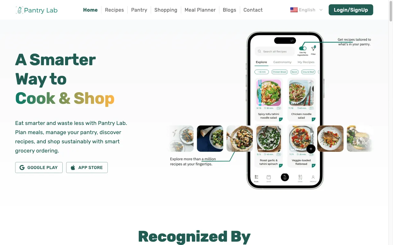 PantryLab — preview screenshot