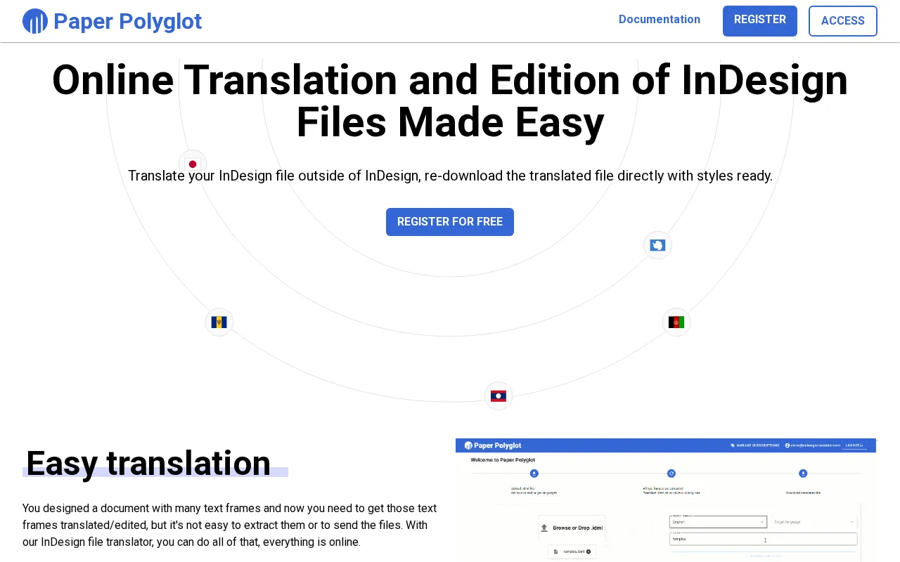 Paper Polyglot — preview screenshot