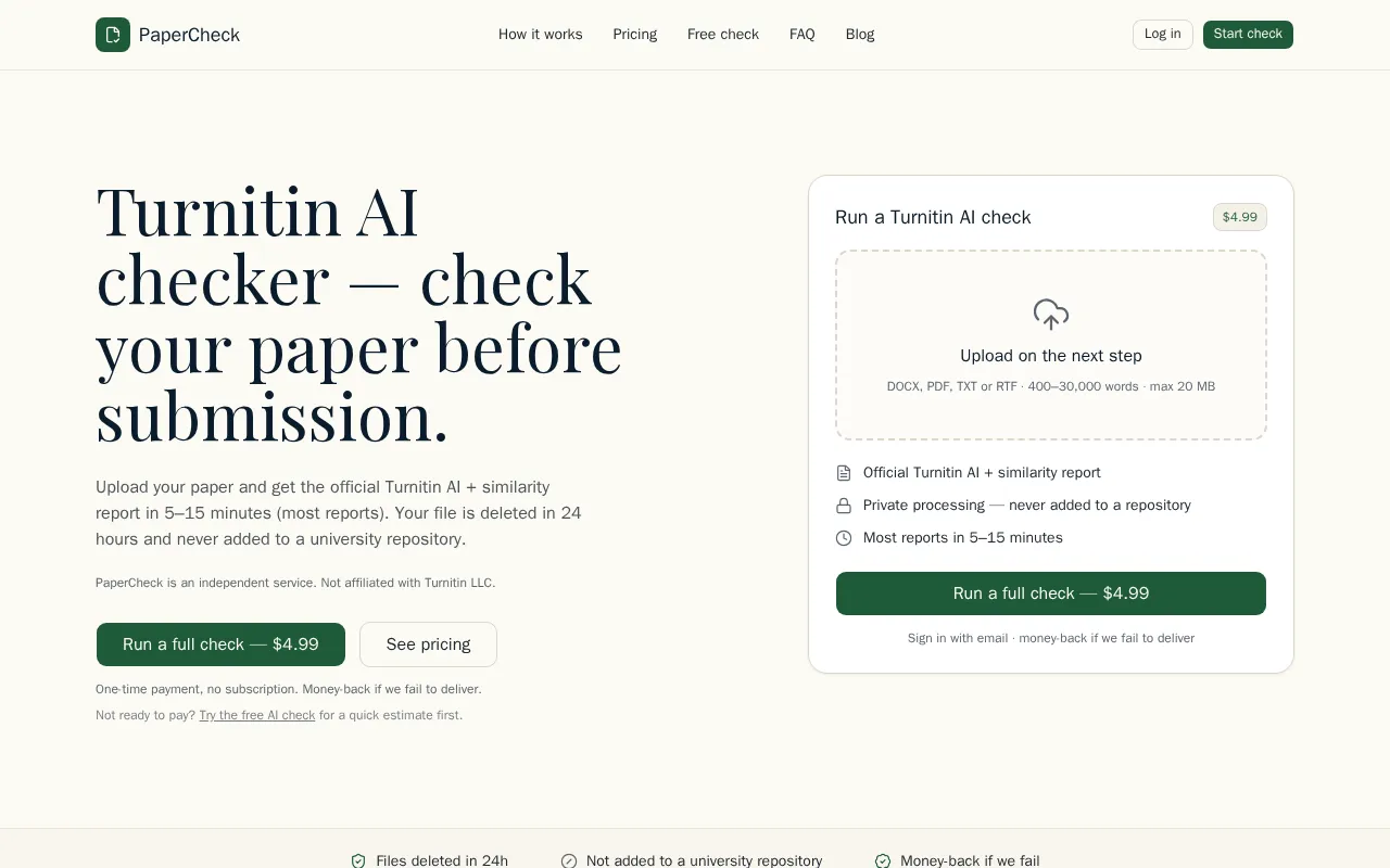 PaperCheck — preview screenshot