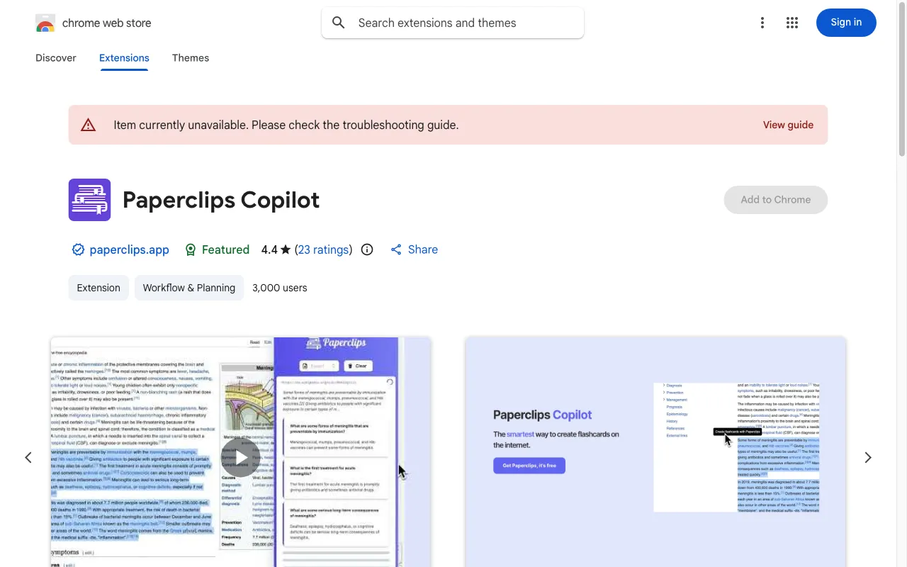 Paperclips Copilot — preview screenshot