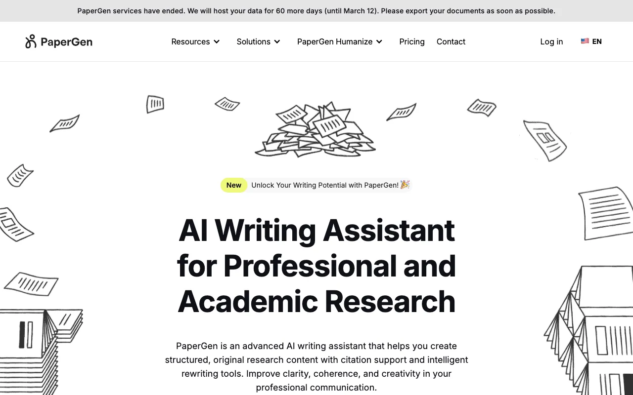 PaperGen — preview screenshot