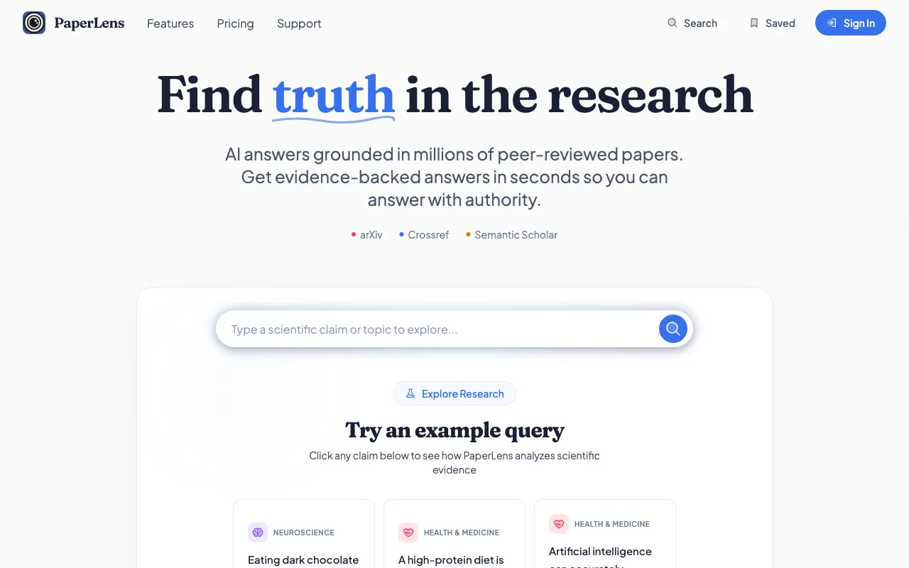 PaperLens — preview screenshot
