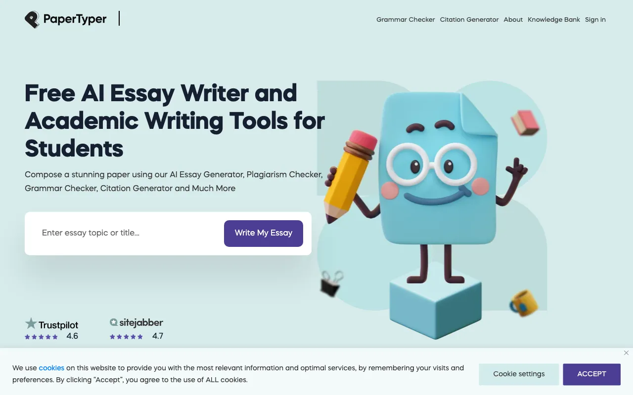 PaperTyper.net — preview screenshot