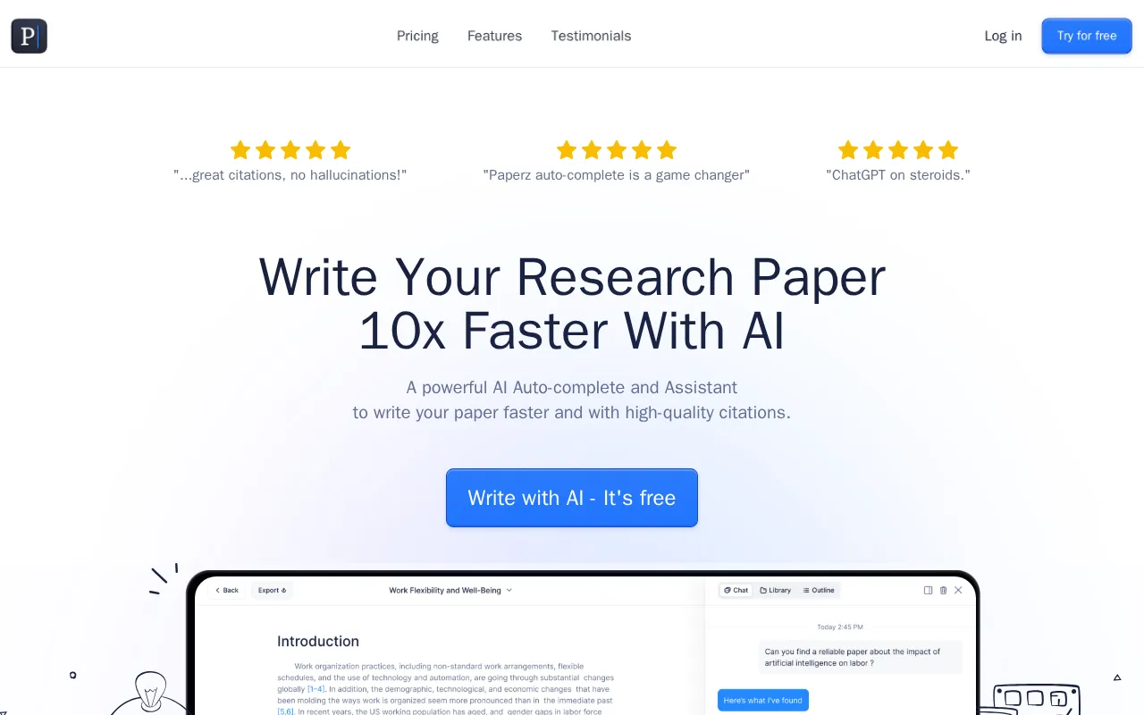 Paperz — preview screenshot