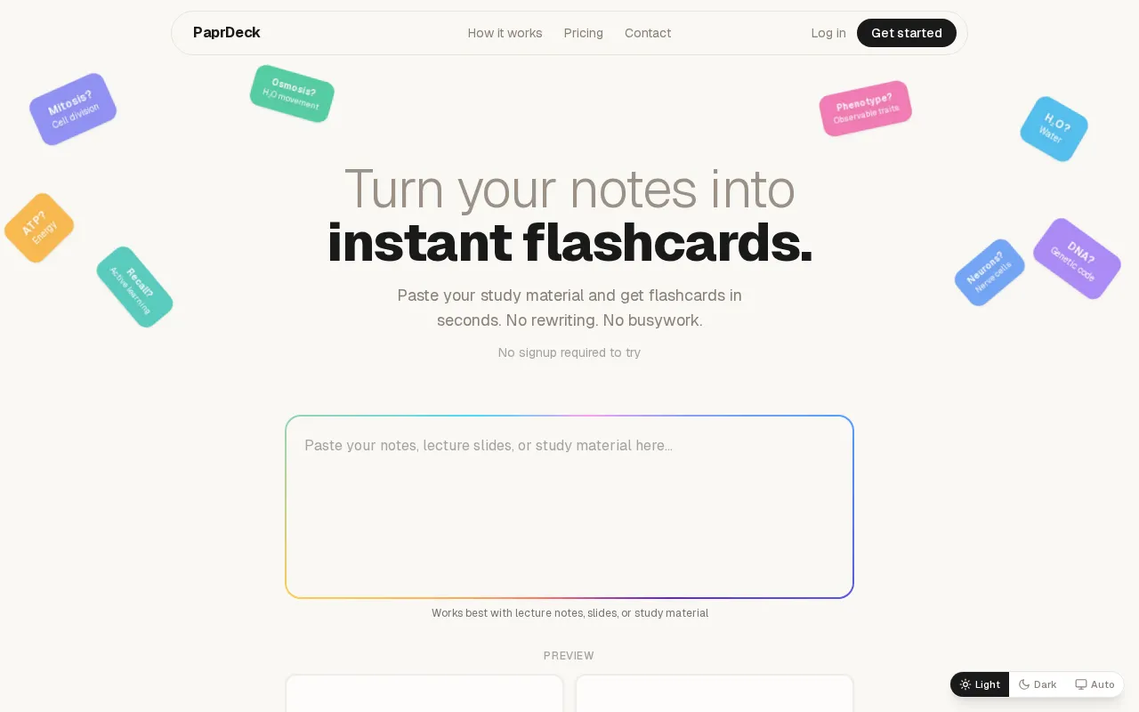 PaprDeck — preview screenshot