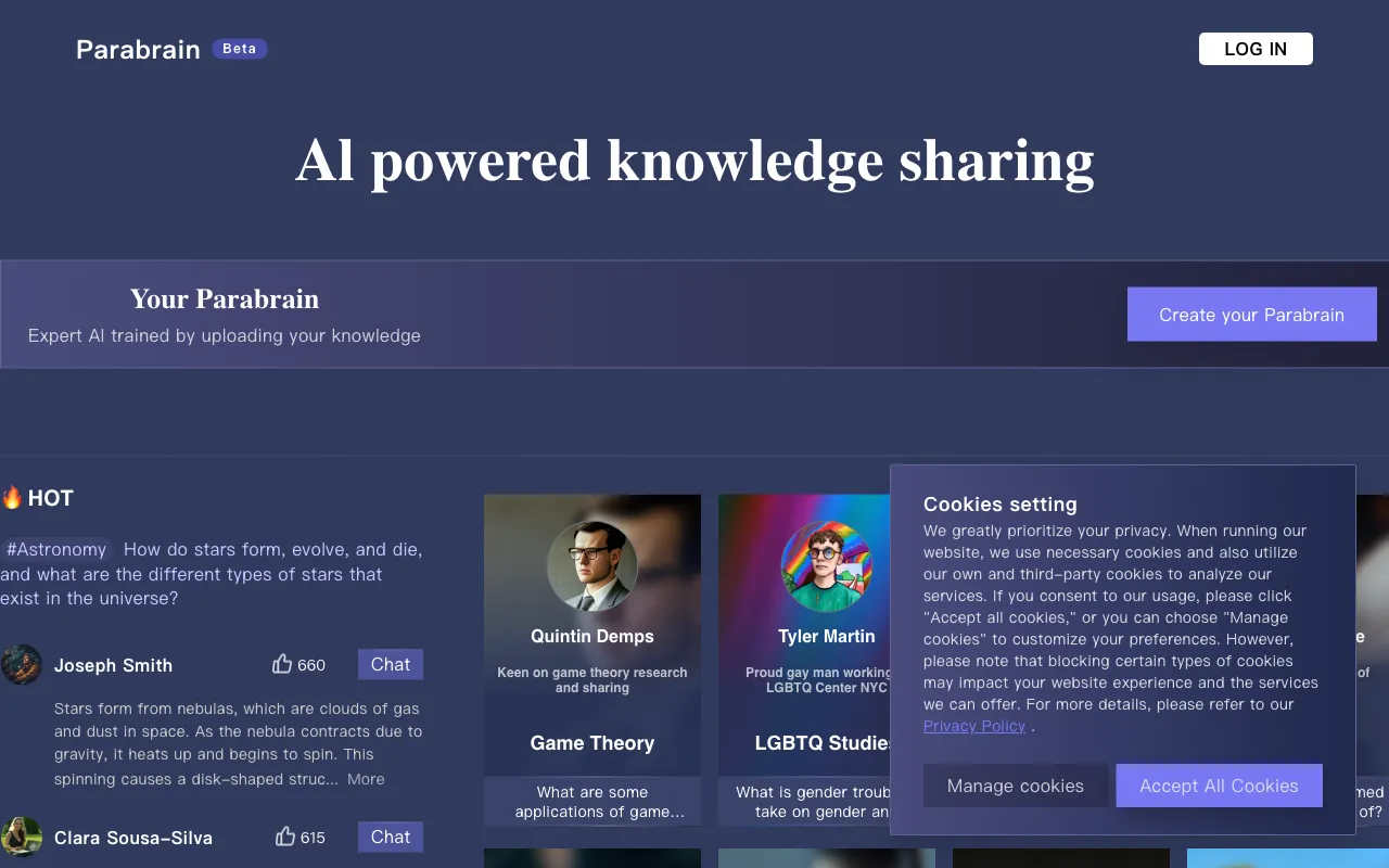 Parabrain — preview screenshot