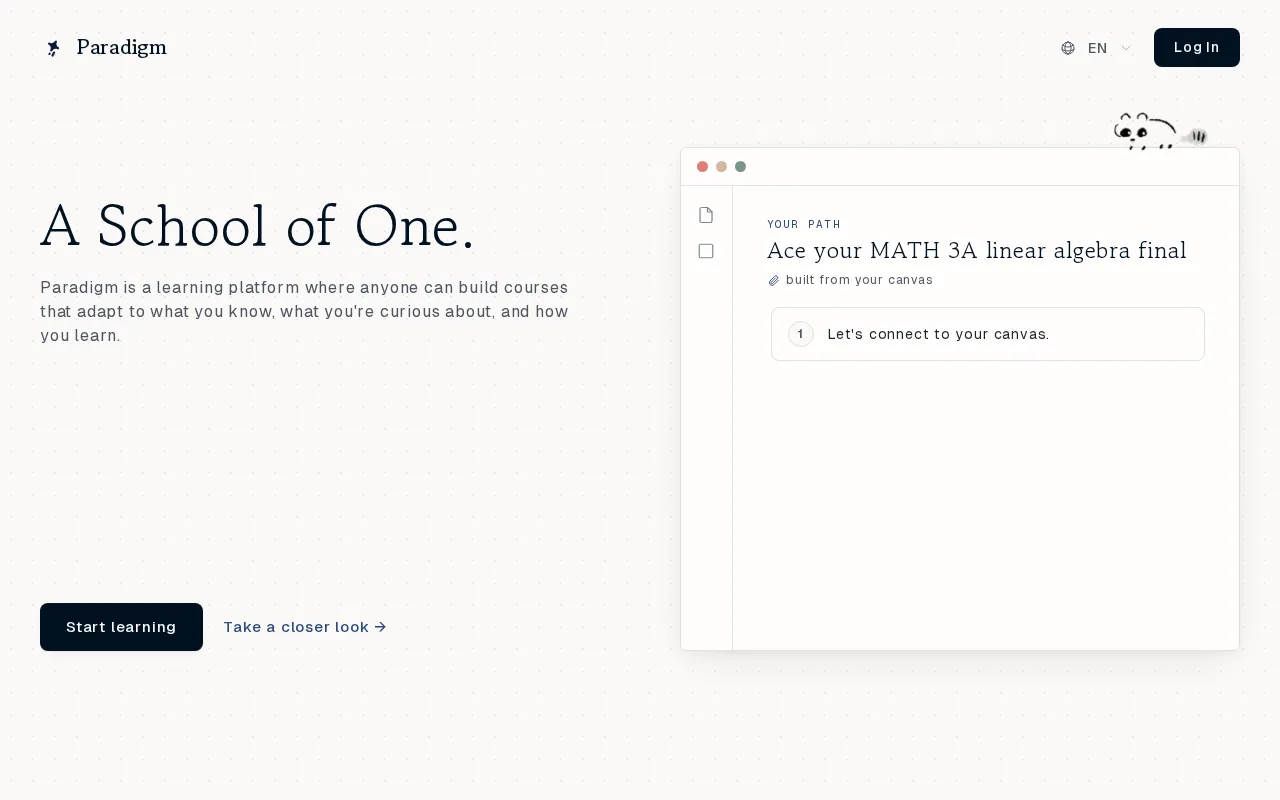 Paradigm — preview screenshot
