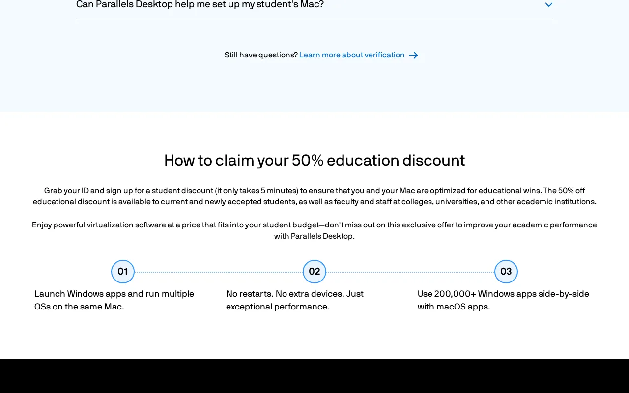 Parallels Desktop — pricing page