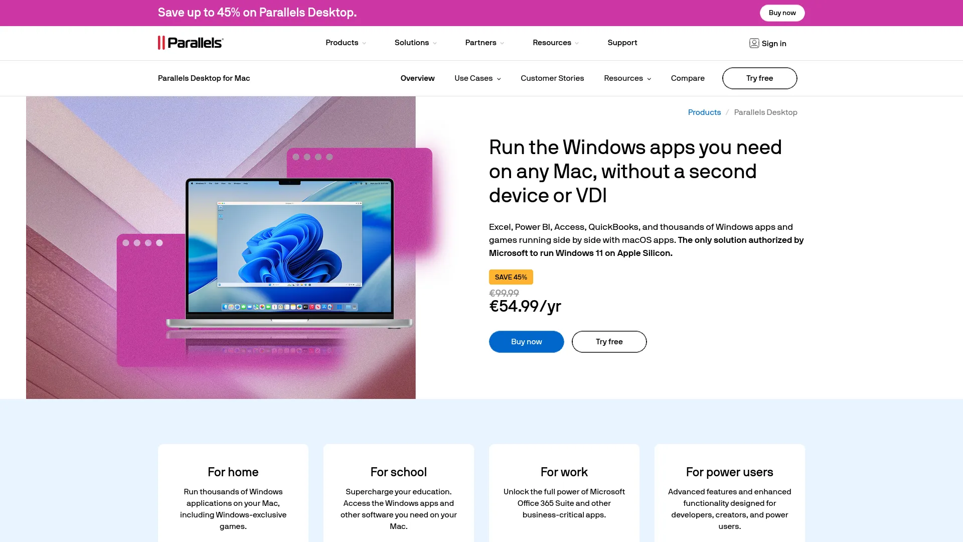 Parallels Desktop — preview screenshot