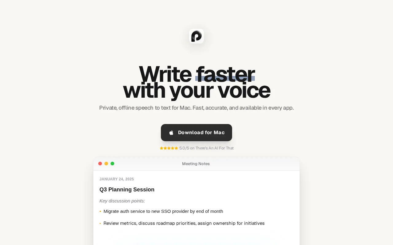 Paraspeech — preview screenshot