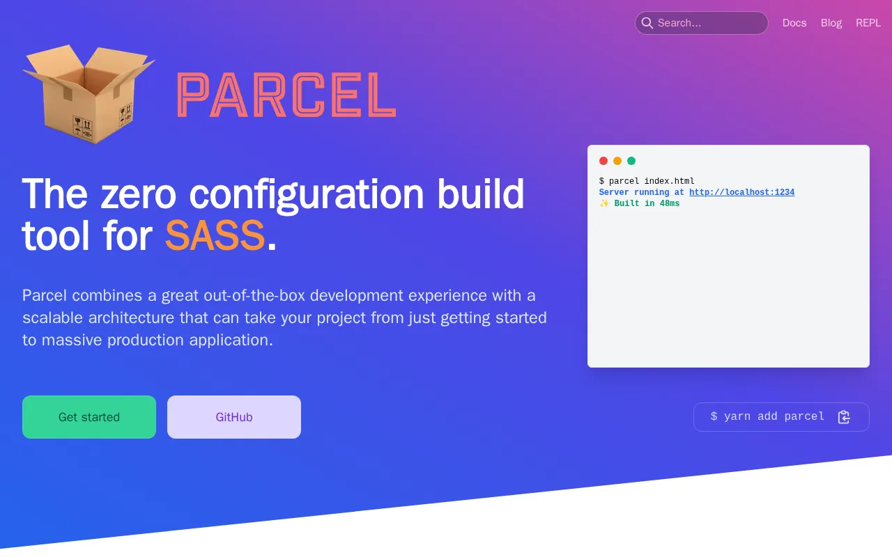 Parcel — preview screenshot