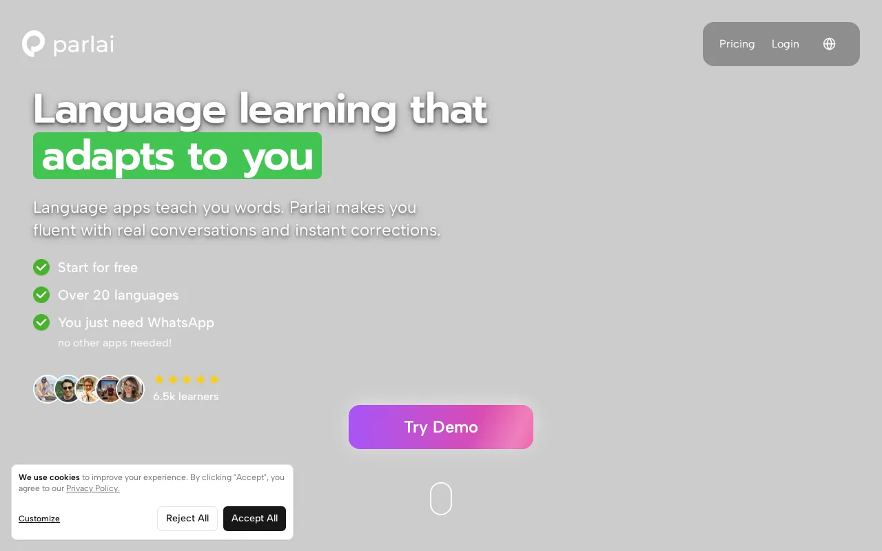 Parlai — preview screenshot