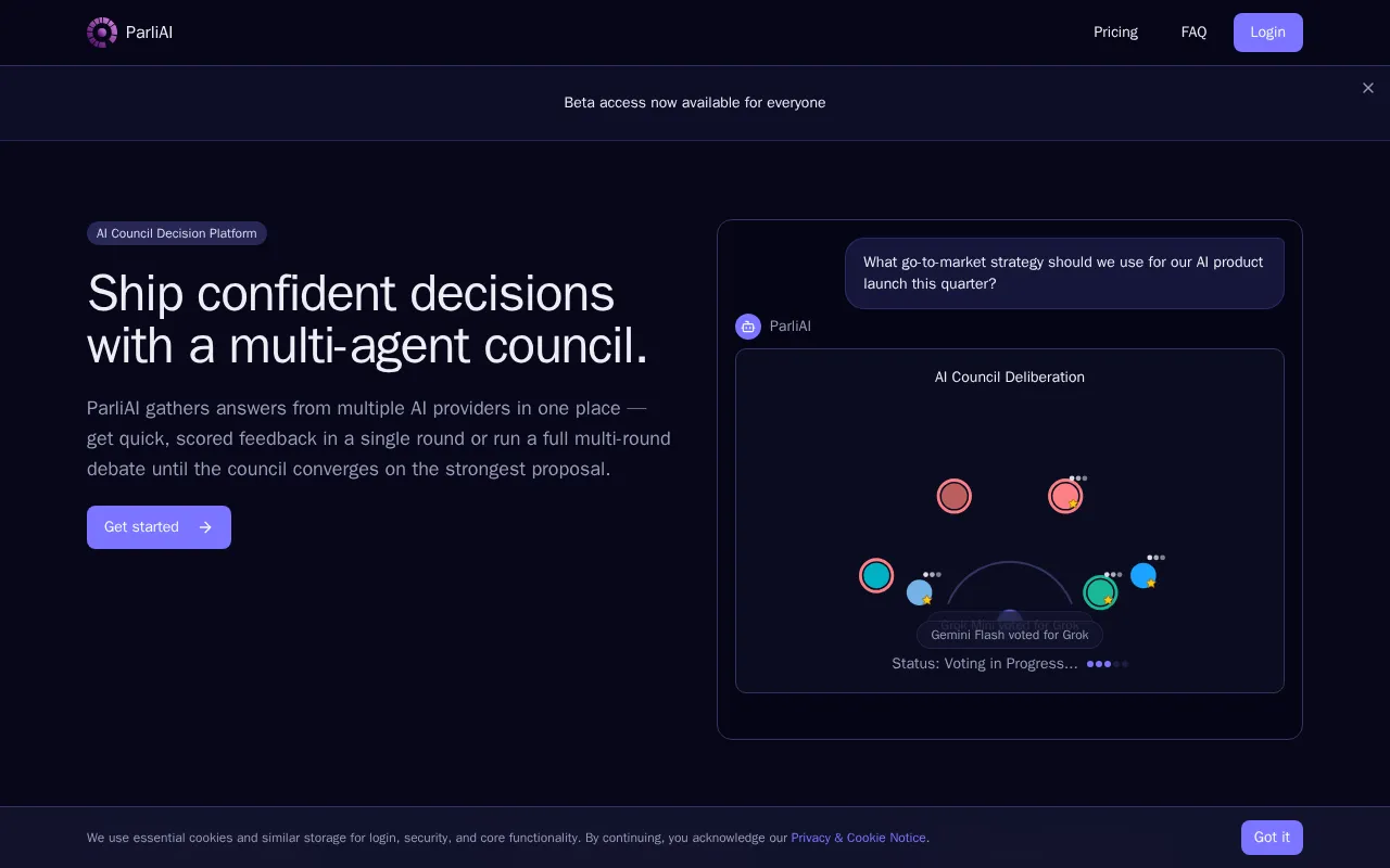 ParliAI — preview screenshot