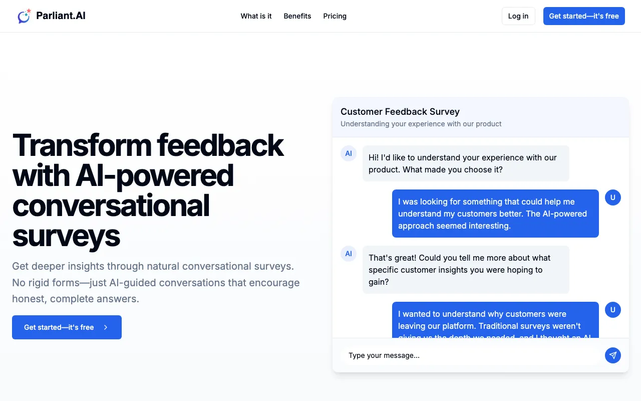 Parliant.AI — preview screenshot