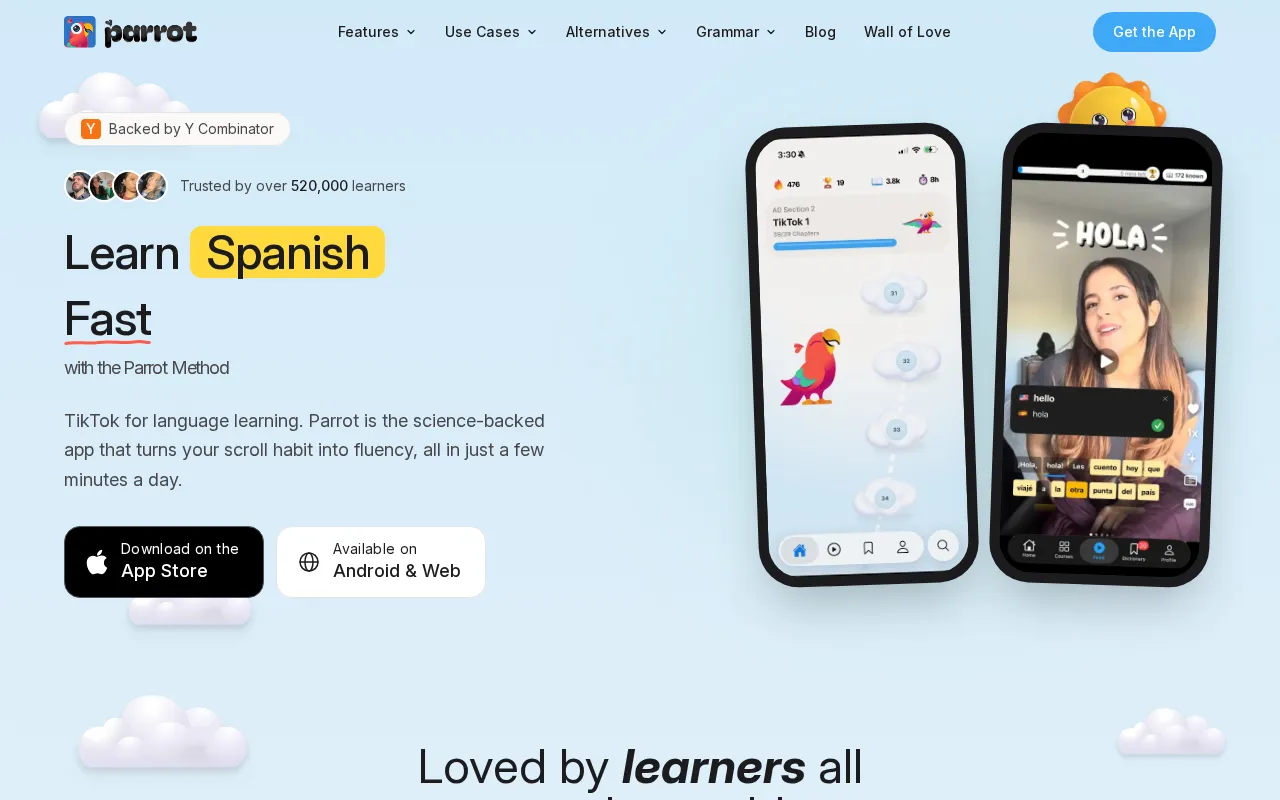 Parrot App — preview screenshot