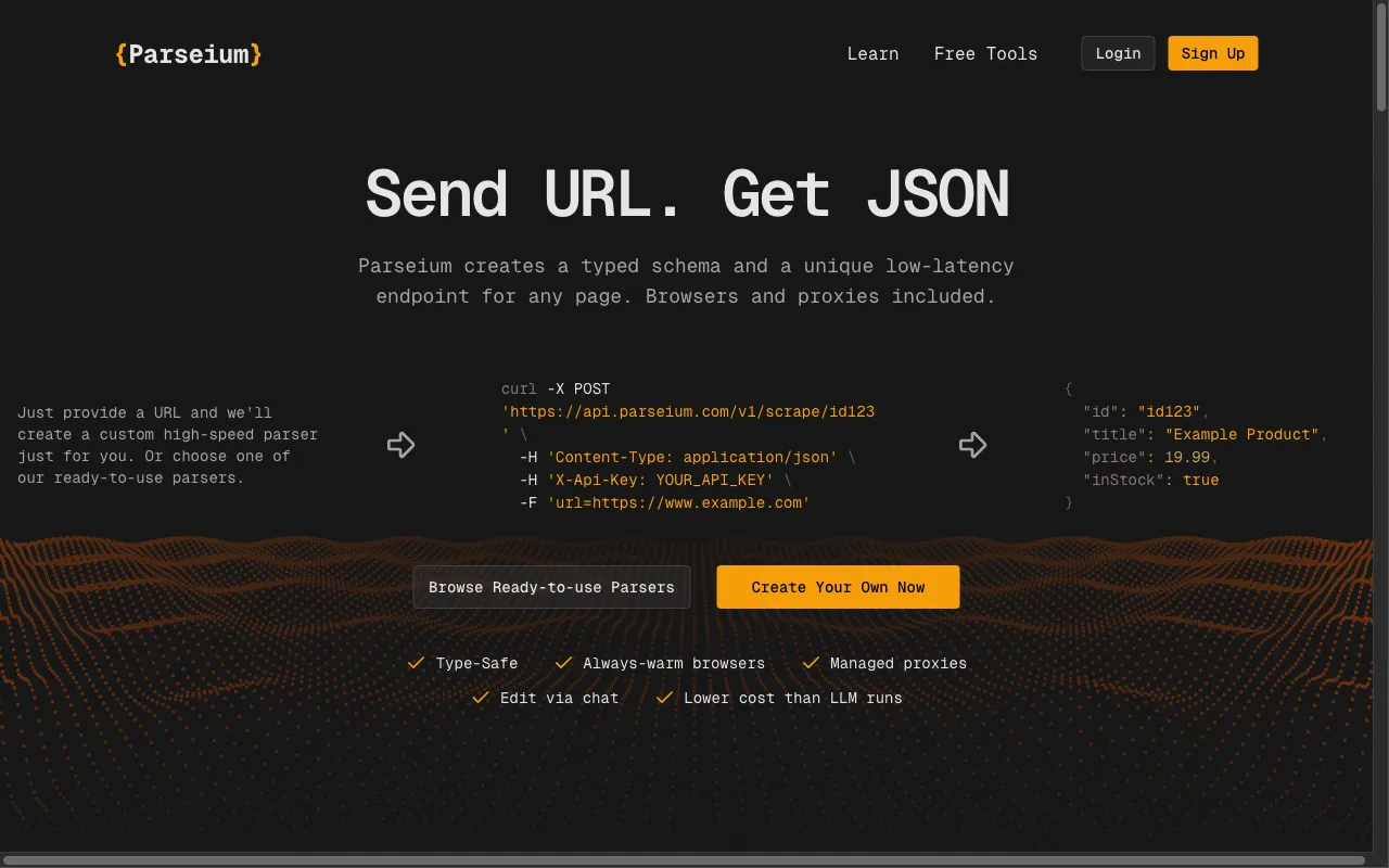 Parseium — preview screenshot