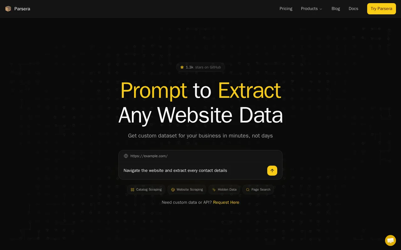 Parsera — preview screenshot
