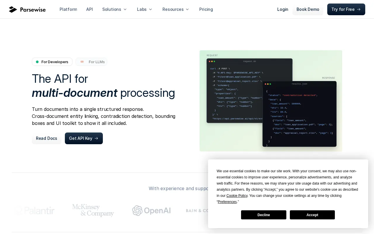 Parsewise — preview screenshot