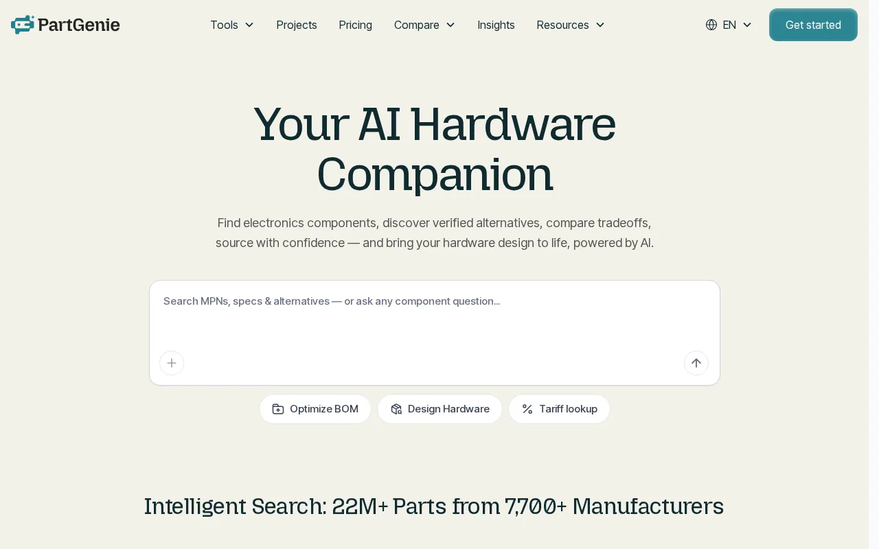 PartGenie — preview screenshot