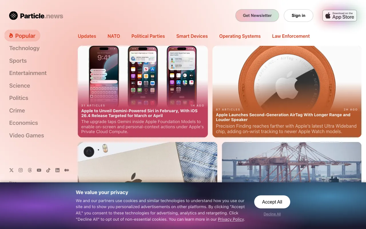 Particle — preview screenshot