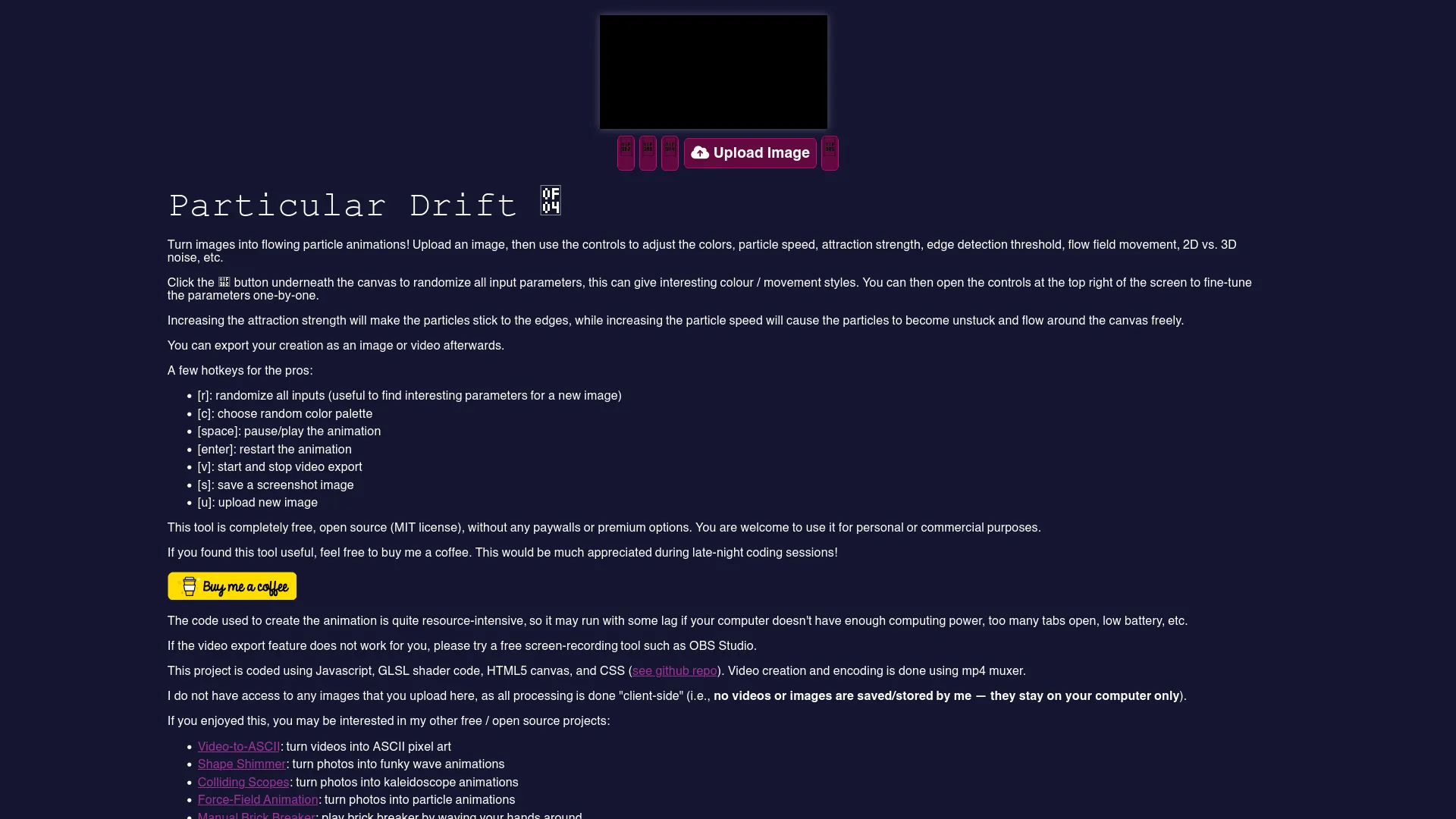 Particular Drift — preview screenshot