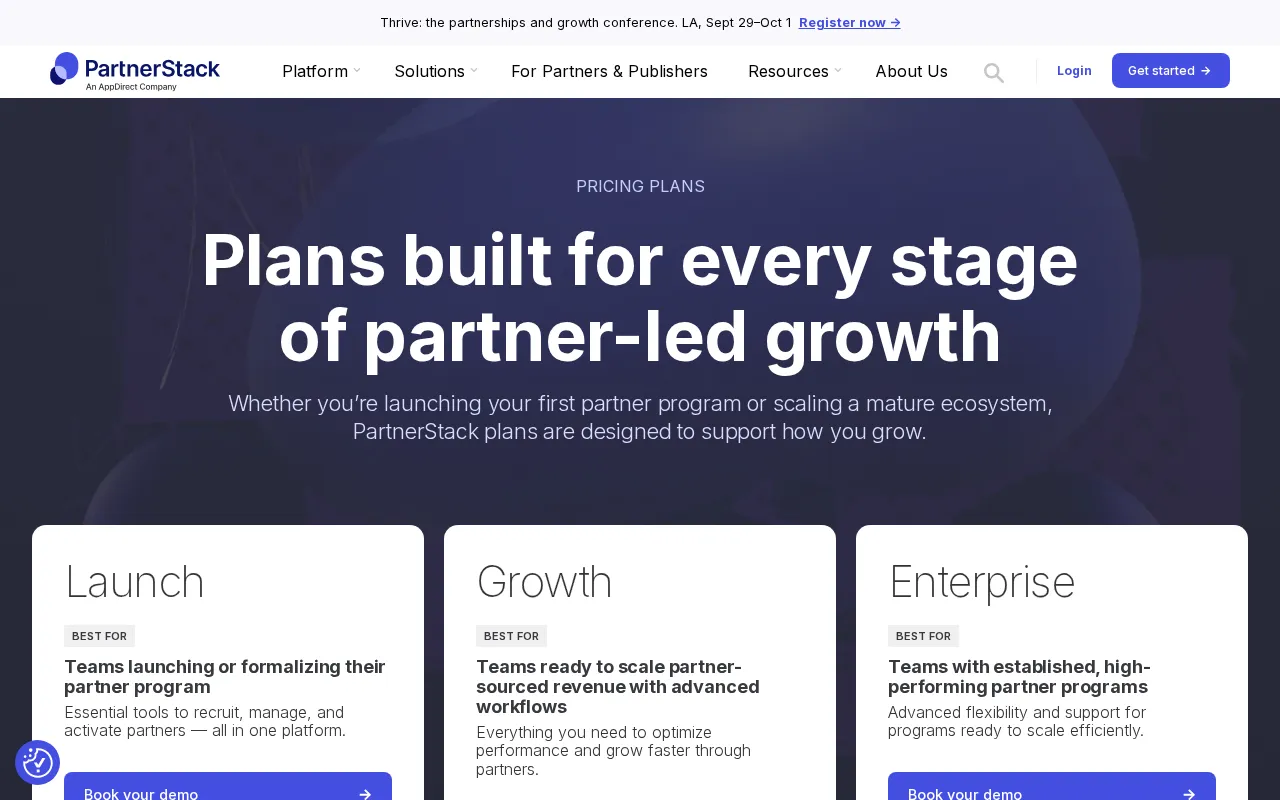 PartnerStack AI — pricing page