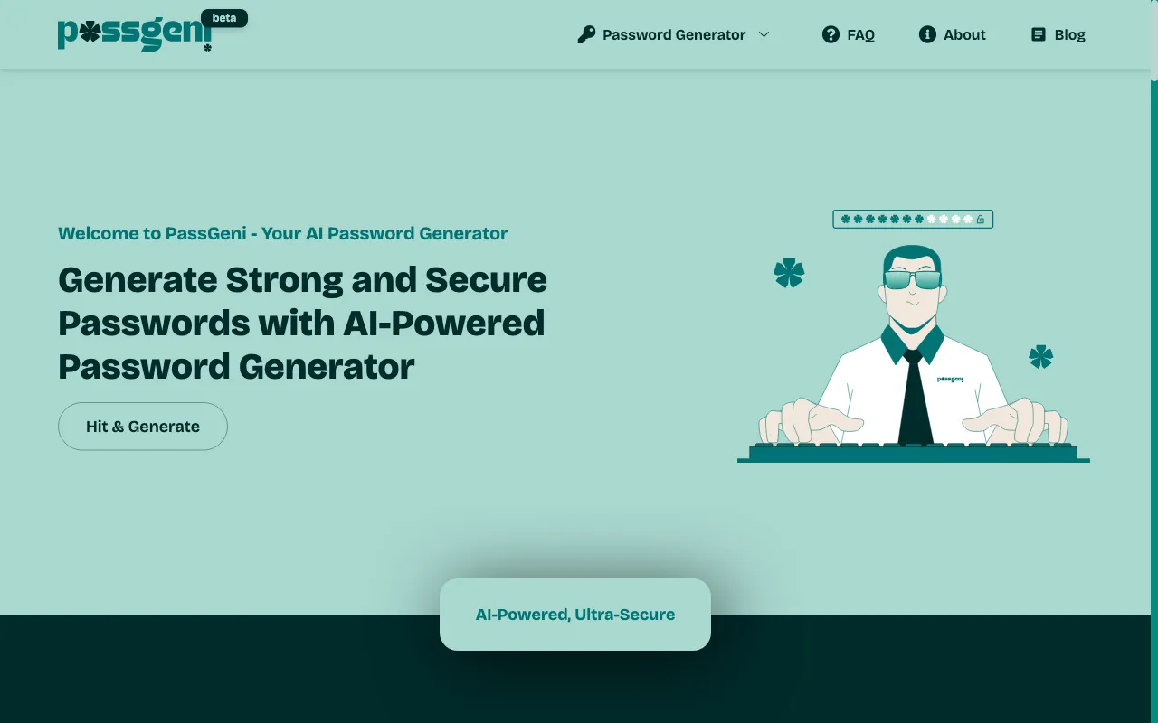 Passgeni (AI Password Generator) — preview screenshot