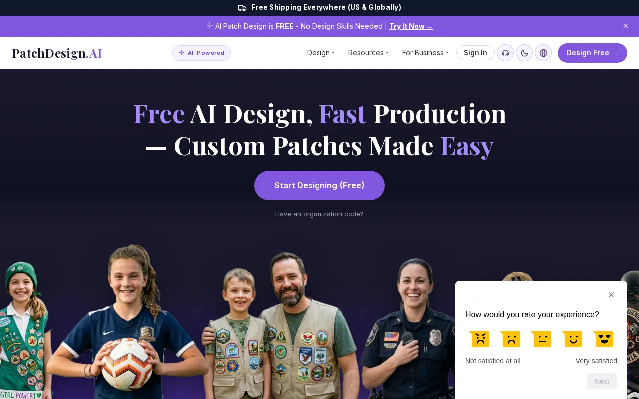 PatchDesign.AI — preview screenshot