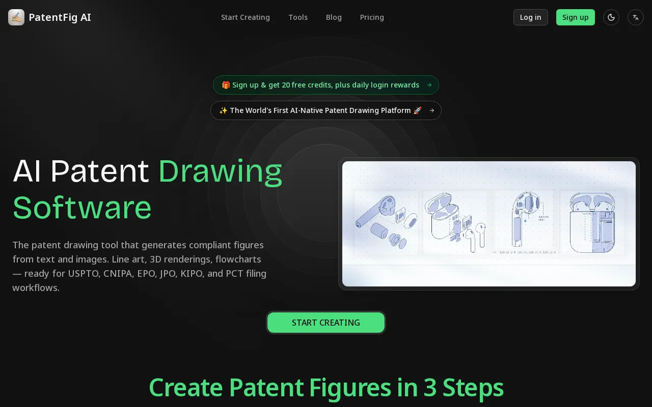 PatentFig AI — preview screenshot