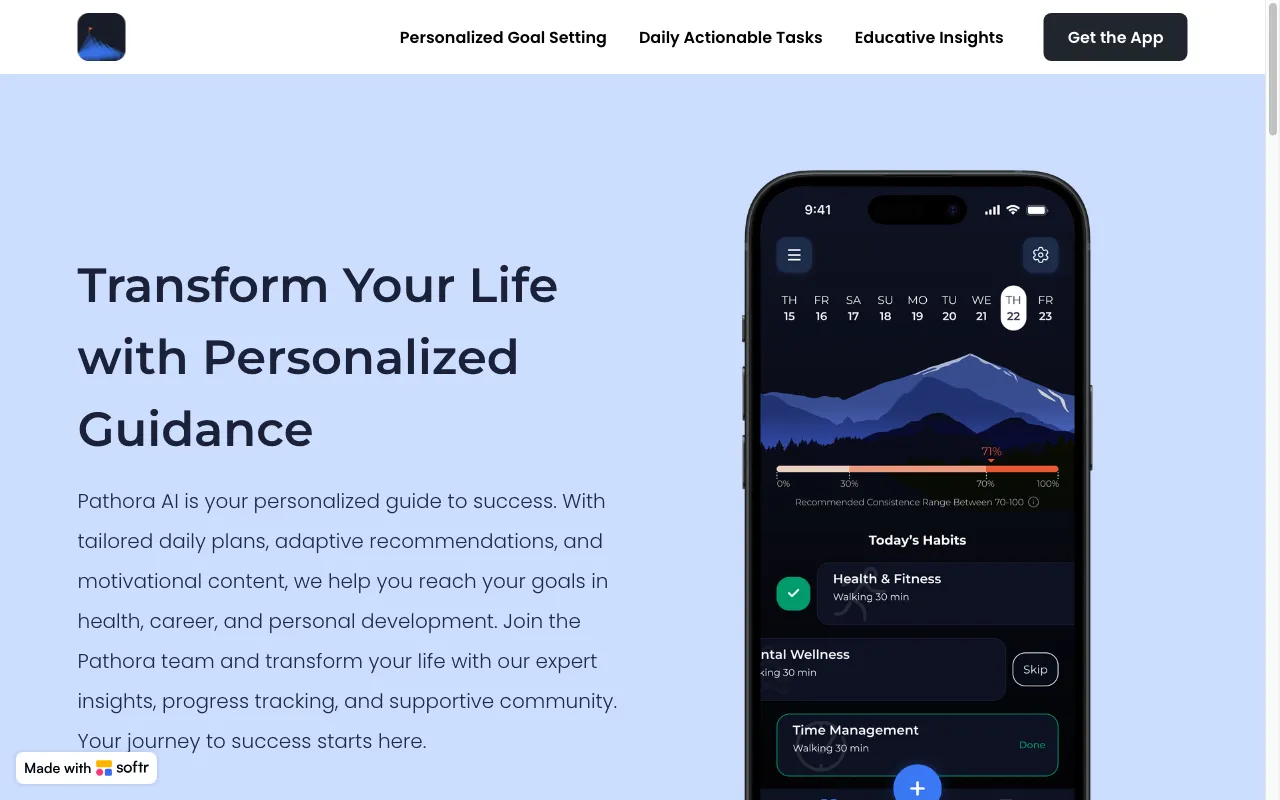 Pathora AI — preview screenshot