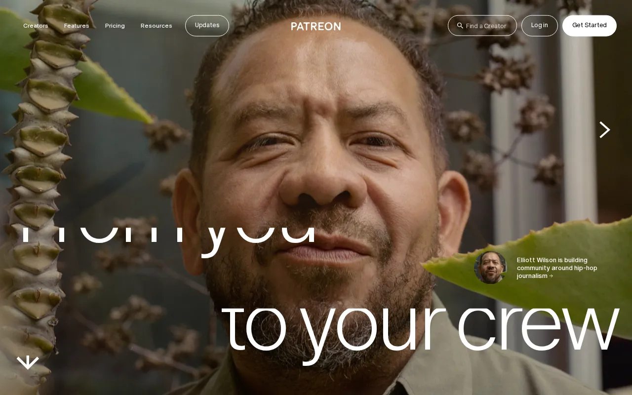 Patreon — preview screenshot