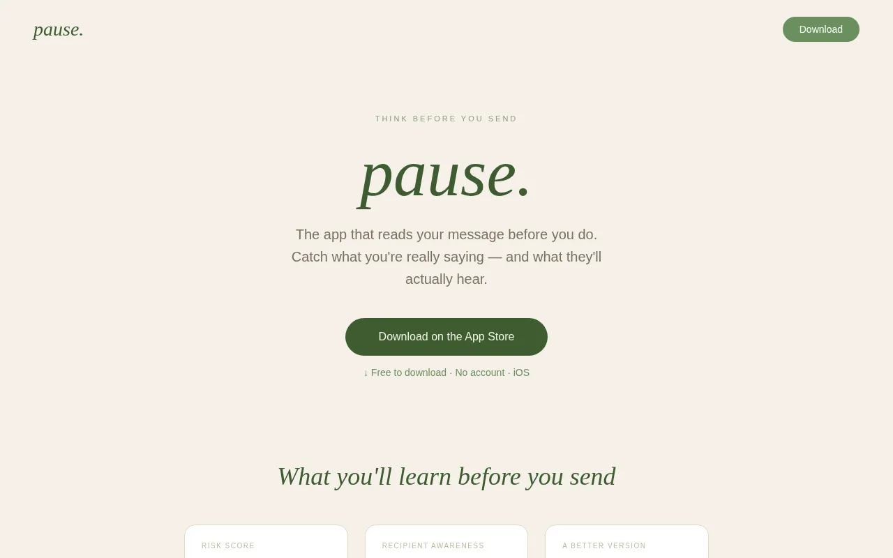 pause — preview screenshot