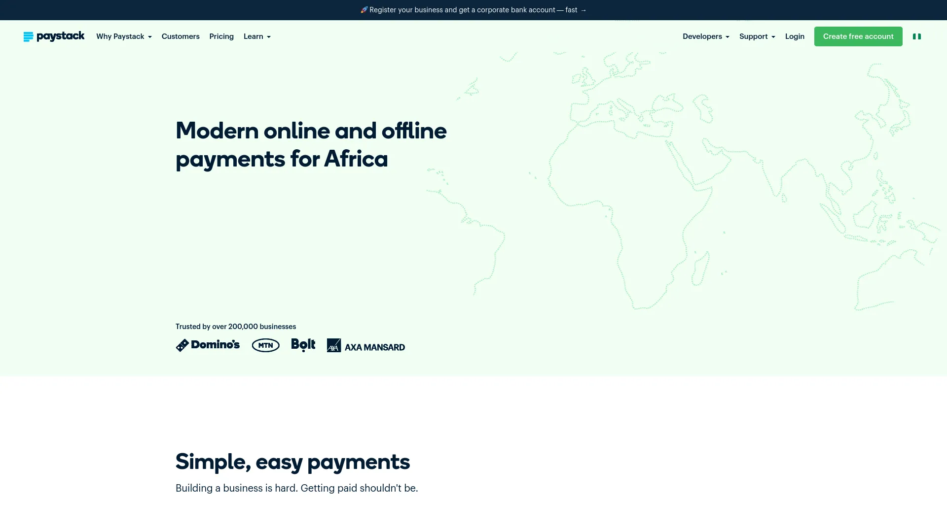 Paystack — preview screenshot