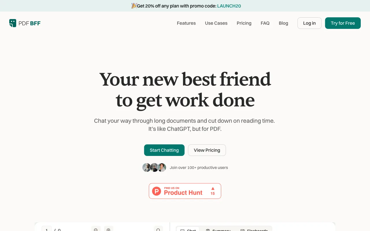 PDF BFF — preview screenshot