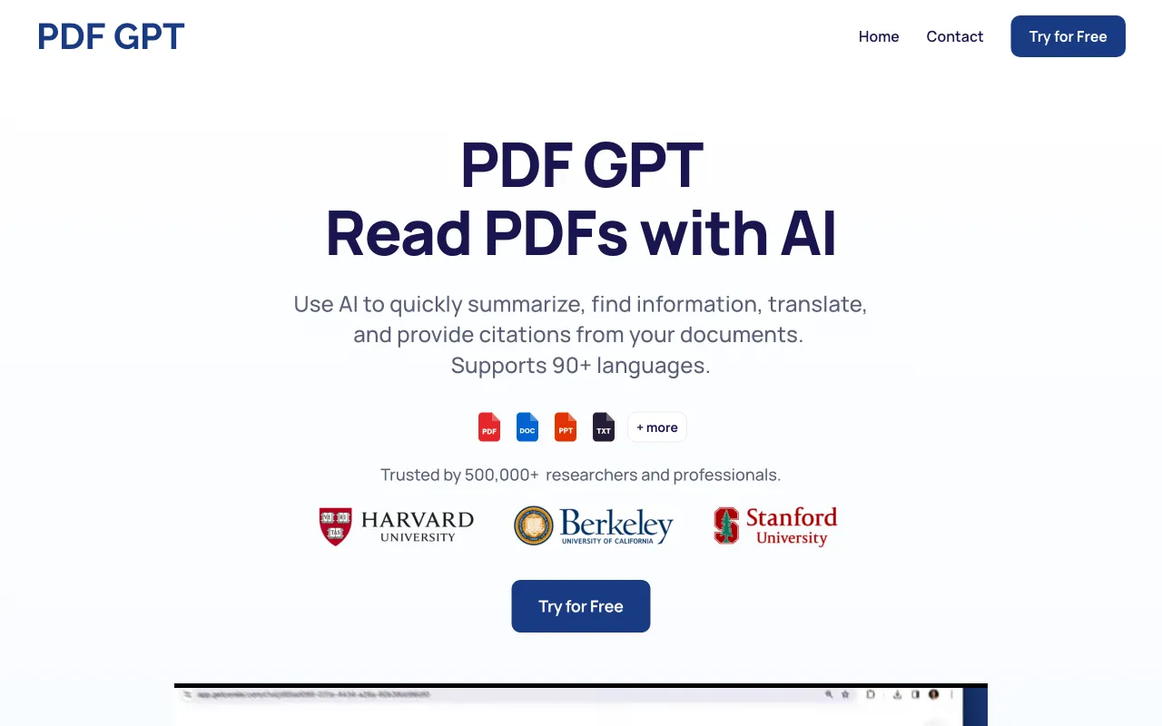 PDF GPT — preview screenshot