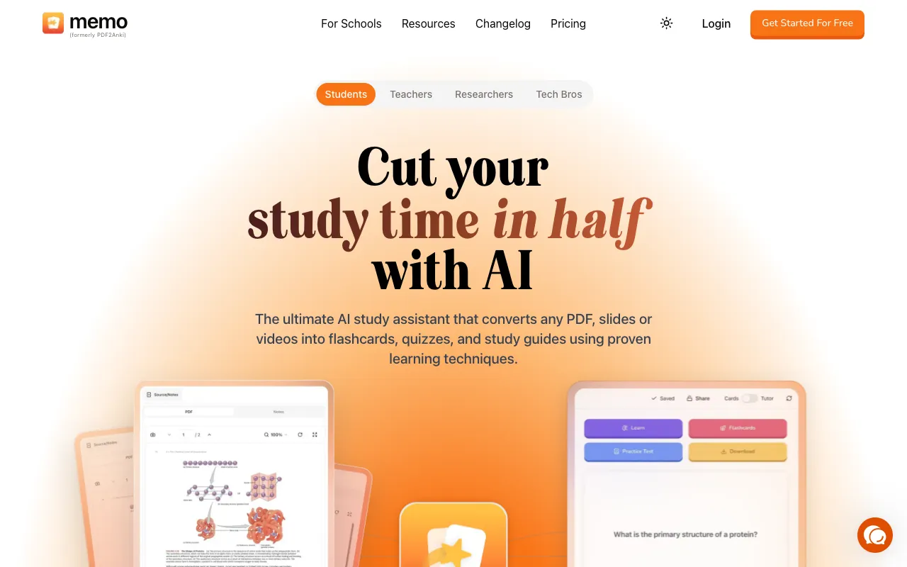 Memo AI — preview screenshot