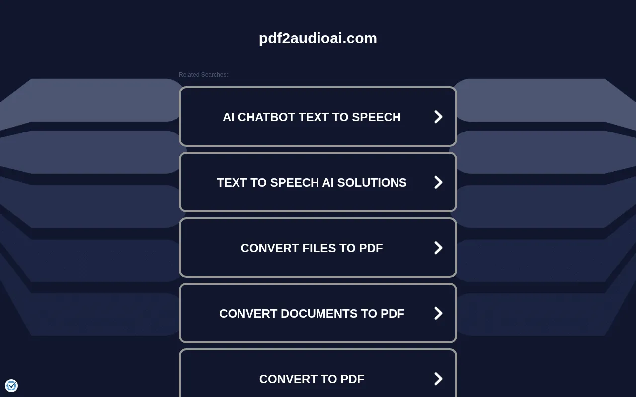 PDF2Audio — preview screenshot