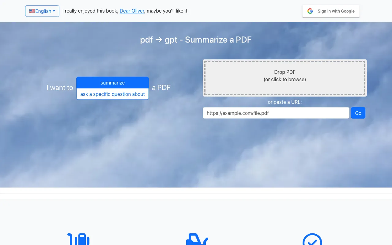 pdf2gpt — preview screenshot