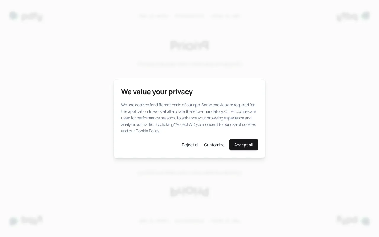 pdfy — pricing page